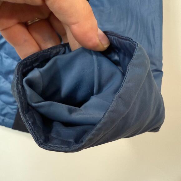 Ibex Women's Wool Aire Jacket Hybrid Puffer Blue Navy Medium Full Zip Insulated - Picture 7 of 10